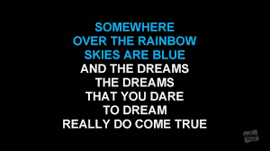 Somewhere Over The Rainbow Radio Version In The Style Of Katharine Mcp Karaoke Karaoke Songs Lyrics