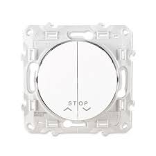 Interrupteur Volets Roulants Schneider Odace Blanc S520227 123elec Com