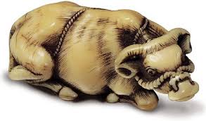 The ultimate netsuke bibliography is a comprehensive bibliography of more than 4,400. Japanese Art Netsuke Tomotada Reclining Ox