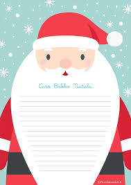 Lettera A Babbo Natale 16 Lettera A Babbo Natale Babbo Natale Imprimibili Di Natale