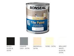 When deciding between bedroom paint colors, it can be difficult to envision exactly how the color scheme will work with the lighting, furniture, and overall decor in the room. Ronseal One Coat Tile Paint All Colours 750ml Ebay
