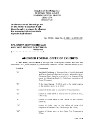 Amended Formal Offer + Robichaud