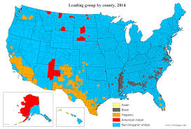 Leading Minority Group By U S County Vivid Maps America Map Map United States Map