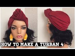 How To Make A Turban With A Knot I Make Other Tutorials Apart From Head Accessories You Can Find Them Turban Headwrap Diy Hair Pieces Turban Headband Tutorial