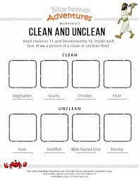 Clean And Unclean Bible Lessons For Kids Bible Study For Kids Bible For Kids
