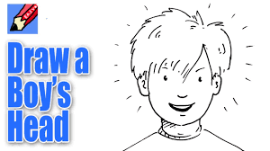 Drawing is a complex skill, impossible to grasp in one in this tutorial, you will learn how to draw a snowflake step by step, and how to use the same drawing for kids: How To Draw A Boy S Face From The Front Real Easy Youtube