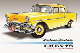 Image result for Chrome Yellow 1956 GMC