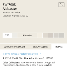Benjamin moore vs sherwin williams paint. Neutral Paint Colors Sherwin Williams Alabaster Living Letter Home