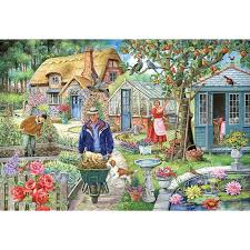 Give a 1000 pieces photo puzzle as a gift or remember beautiful memories again a 1000 times. House Of Puzzles No 1 In The Garden 1000 Piece Jigsaw