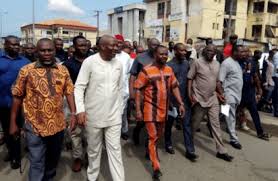 The imo state chapter of the peoples democratic party on thursday said that the monday attacks on owerri correctional center and the state police command. Imo Apga Gov Aspirants Protest In Owerri Over Araraume Vanguard News