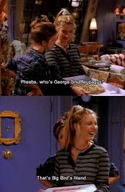They learn from the pizza delivery man that stephanopoulos is staying in an apartment across the street from theirs. 15 Random References People Learned From Watching Friends Friends Moments Friends Tv Series Friends Tv Show