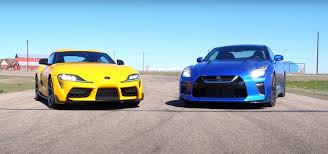 The fifth generation has been produced since march 2019 and went on sale in may 2019. 2021 Nissan Gt R Drag Races 2021 Toyota Supra For Quickest Jdm Sport Car Belt Autoevolution