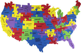 Check spelling or type a new query. United States Map Puzzle Usa States Map 25 X15 40 Pieces States Capitals Big Cities By Foamking Buy Online In Maldives At Maldives Desertcart Com Productid 52020565