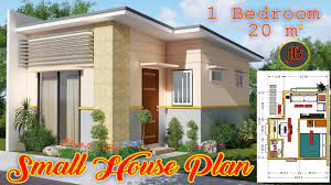 1 bedroom house design in the philippines. Small House Design 20 Sq M With 1 Bedroom House Design Idea Youtube
