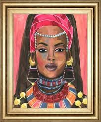 Classy Art Ornament Empress II by Annie Warren Wall Art