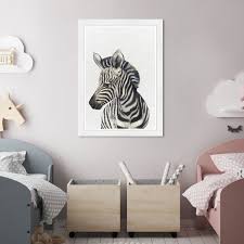 In addition to an eclectic mix of children's wall art, crate & kids also has a variety of kids' mirrors that add a practical, yet decorative touch to their space. Olivia S Easel Cute Baby Zebra Kids Wall Art Framed Print Black White Overstock 32594565