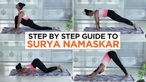 Step By Step Guide To Surya Namaskar For Beginners Sun Salutation Fit Tak Youtube