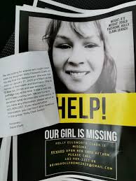 Holly McKinnon is achildhood best friend and neighbor of a close friend of  mine. No one has seen or heard from Holly since October. She didn't go home  for Christmas as she