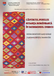 Astfel, avem următoarele monumente sau locuri din românia incluse în unesco: Cantecul Fusului ScoarÅ£a RomaneascÄ In Patrimoniul Unesco La Muzeul Olteniei Craiova Gazeta De Sud