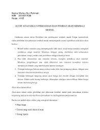 Pengendalian yang mencukupi atas pembayaran pokok pinjaman dan bunga. Pdf Audit Atas Siklus Perolehan Dan Pembayaran Kembali Modal Wahyu Nur Rohmah Academia Edu