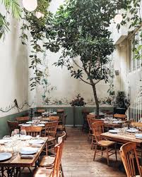 Wear This There Rosetta Sfgirlbybay Indoor Trees Bohemian Restaurant Restaurant Interior