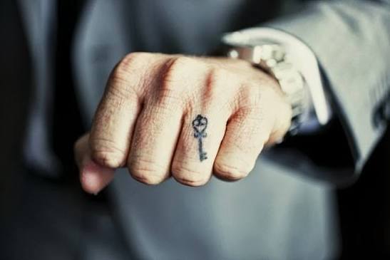 6 Nice Key Finger Tattoos