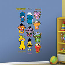 Sesame Street Zombie Collection Realbig Wall Decal Set Sesame Street Graffiti Doodles Wall Decals
