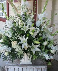 Sample Of Hall Church Decoration In 2020 Church Flower Arrangements Wedding Flower Arrangements Church Church Wedding Flowers