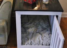 Ecoflex dog crate / end table. Dog Kennel Coffee Table Ana White