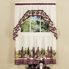 Window Curtain Set Swag Valance