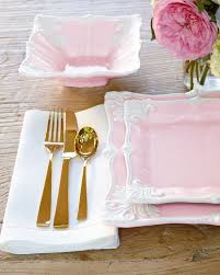 10 Gorgeous Table Setting Ideas How To Set Your Table Shoproomideas Pink Dinnerware Sets Pink Dinnerware Dinnerware