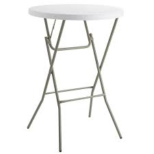 Lancaster Table Seating 32 Round Granite White Heavy Duty Blow Molded Bar Height Plastic Folding Table In 2020 Folding Table Round Folding Table Bar Height Table
