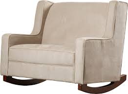 Luna rocker recliner this rocker recliner in chocolate color features a sturdy wood frame, generous foam padding, and polyester/polyester blend upholstery. Ajoku Rocker Reviews Allmodern