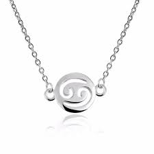 No boundaries zodiac necklace astrology charm gold jewelry heart pendant. Cancer Zodiac Sign Necklace Lulugem Com