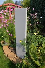 110 cm, 140 cm, 160 oder 180 cm. Stele Sichtschutz Schmal 160 X 10 X 4 Cm Aus Metall