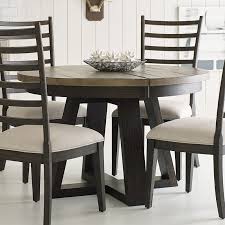 The sets are designed with classic styles and finishes, making it easy to coordinate pieces to create your own custom set. Plank Road Button Dining Table Charcoal Kincaid Furniture Furniture Cart