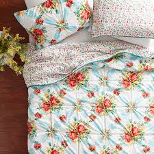 Pioneer woman set of 4 vintage floral measuring cups on ring melamine new nib. The Pioneer Woman Vintage Floral 3 Piece Quilt Set Full Queen Walmart Com Walmart Com
