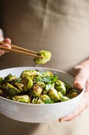 Five Spice Hoisin Roasted Brussels Sprouts Recipe Brussel Sprouts Spice Recipes Roasted Brussel Sprouts