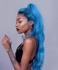 Waves give a gorgeous look and show off your blue color in an amazing way. Natural Blue Hair On Black Women Novocom Top