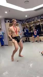 Finnish hockey players dance in jock straps - ThisVid.com