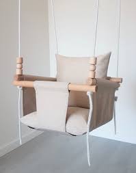 baby swing weatherproof beigeships fast outdoor indoor etsy swinging chair toddler swing kids hammock