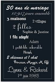 Cadeau Offert A Mes Parents Pour Leur 30e Anniversaire De Mariage Encadre Cadeau D Anniversaire De Mariage Anniversaire De Mariage 30 Ans De Mariage
