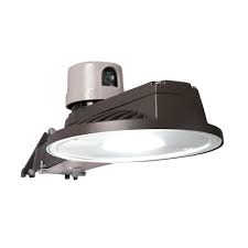 Halo Bronze Outdoor Integrated Led Dusk To Dawn Area Light With Built In Photocell Sensor Al7550lpcbz The Home Depot