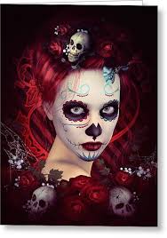 Day Of The Dead Greeting Cards for Sale