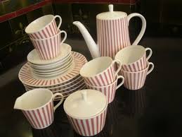 Melitta Zurich Service Fur 6 Personen 50er 60er Vintage Design Rockabilly Schones Geschirr Geschirr Kuche Co