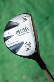 Master Grip Black Steel 13 Degree Strong 3 Wood Used Fairway Wood Golf Club Golf Clubs Woods Golf Golf