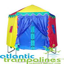This propel 15ft trampoline tent has three screen windows. 14ft Circus Tents Atlantictrampolines