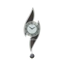 This special 82nd anniversary edition contemporary wall clock is one our more popular pendulum chiming wall clocks and features a white dial with black roman numerals and a brushed nickel bezel. Unique Wall Clocks Pendulum Large Personalized Silent Wooden Bedroom