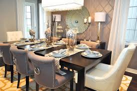 Glam Chic Dining Room Transitional Dining Room Toronto By Royal Interior Design Ltd