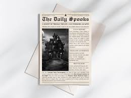 News Paper Halloween - Etsy
